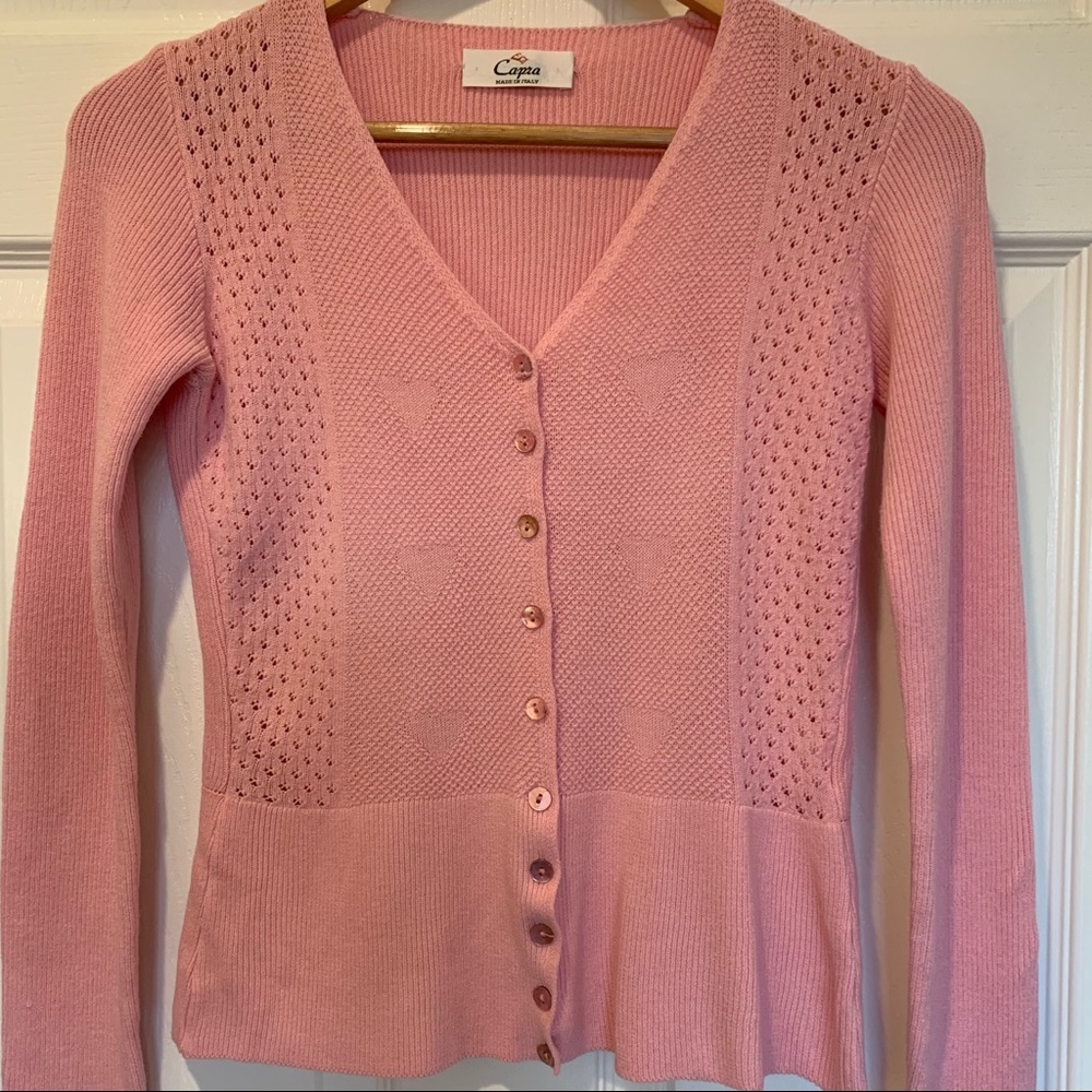 Cute Light Pink Cardigan